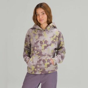 Lululemon All Yours Hoodie Orbital Tie Dye Mauve Grey Multi Colour Size 4
